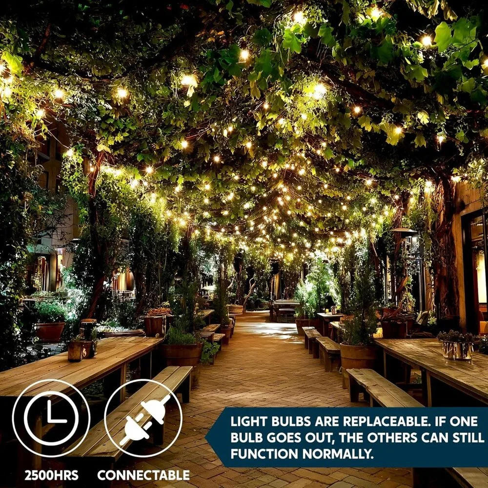 150 Mini White Christmas Lights - 93.6FT Waterproof String Lights for Elegance